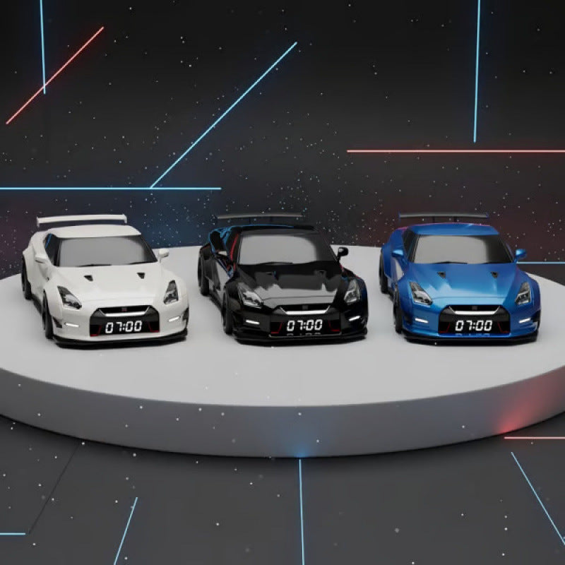 Hypercar Design Digital Alarm Clock with Sensor Function