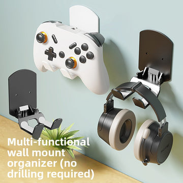 Foldable Headphone Stand Wall Mount