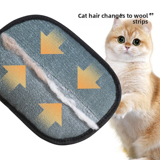 Cat Hair Cleaning Gloves – Double-Sided Pet Grooming & Static Removing