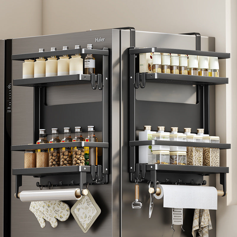 Magnetic Refrigerator Side Storage Rack