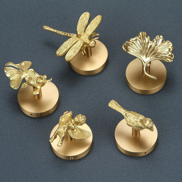 Brass Adhesive Wall Hooks