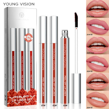 Matte Peel-Off Lip Liner Set