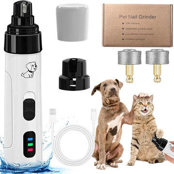 Rechargeable Pet Nail Grinder with LED Light