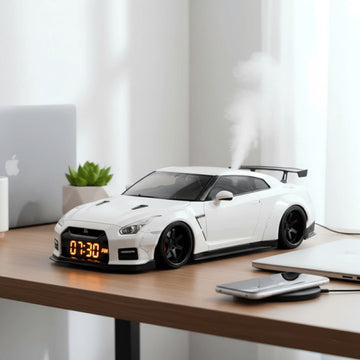 Hypercar Design Digital Alarm Clock with Sensor Function